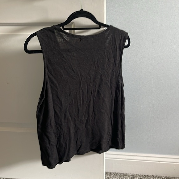 Honey Punch tank top with detailed neck, colored pom pom balls - Picture 3 of 3